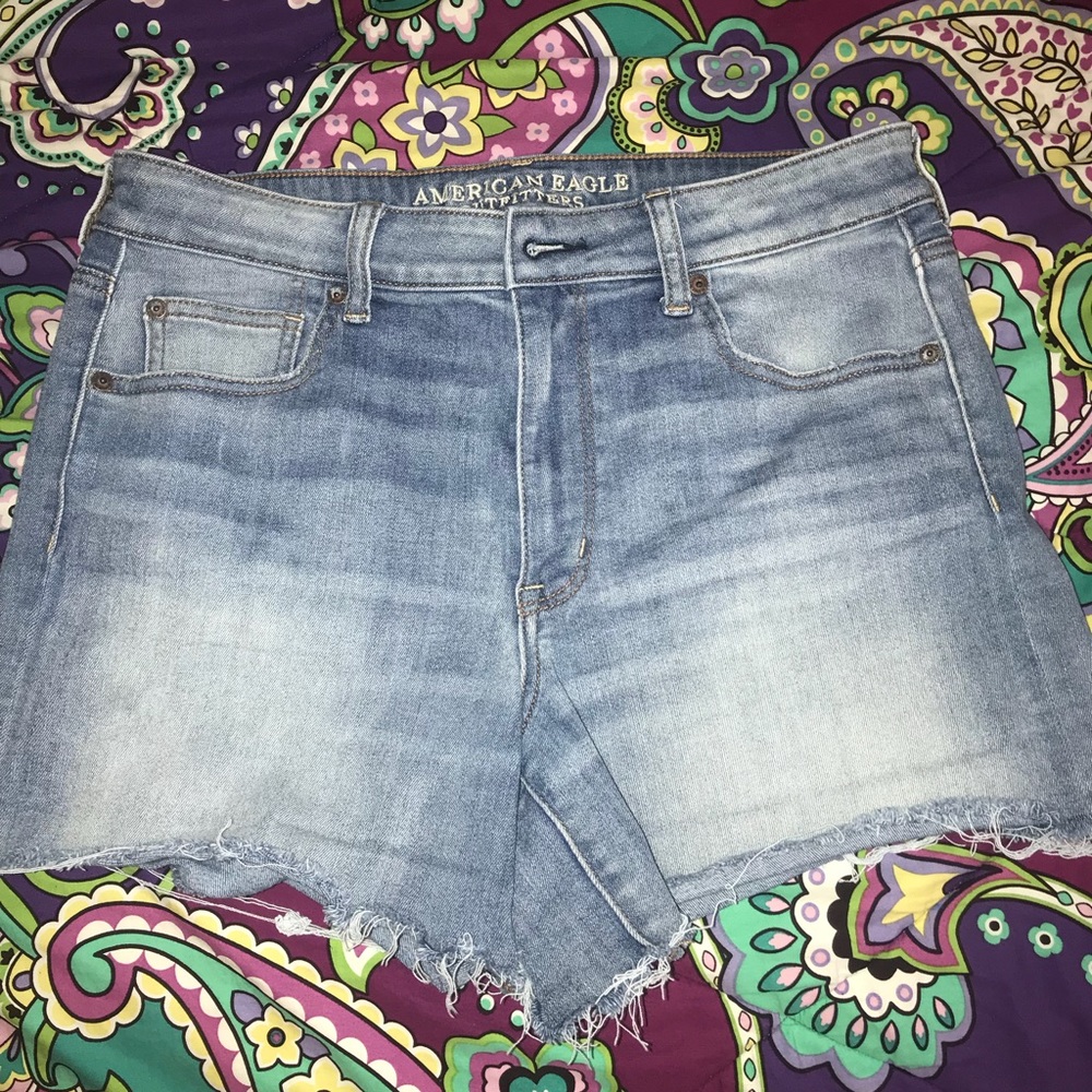 Super stretch American Eagle hi-rise shorties